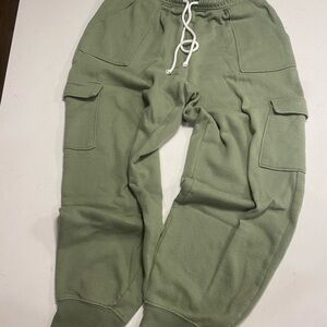 Colsie Sage Green Ribbed Waistband